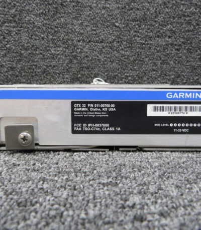 011-00768-00 Garmin GTX 32 Remote Transponder with Tray (Volts: 11-33)
