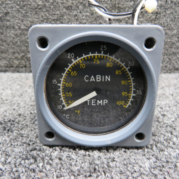 0221-007 B & D Instruments Cabin Temperature Indicator, Lighted