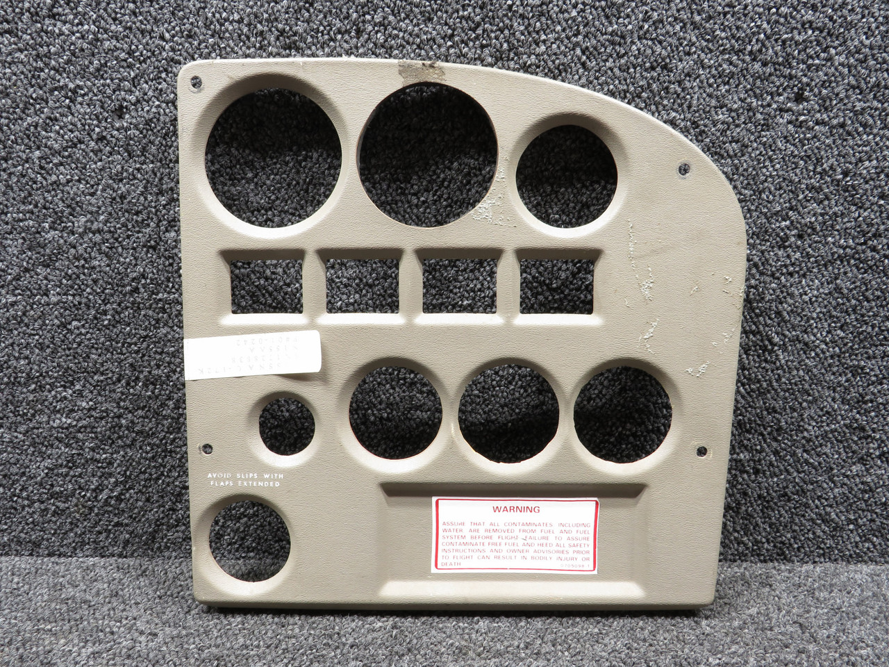 0513390-9-989 Cessna 172K Engine Instruments Cover Panel 0513390-9-989 Cessna 172K Engine Instruments Cover Panel