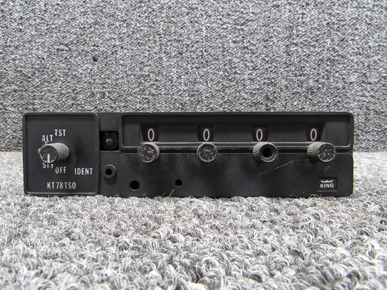 066-1034-02 King Radio KT-78 Transponder Assembly with Tray (Core) 066-1034-02 King Radio KT-78 Transponder Assembly with Tray (Core)