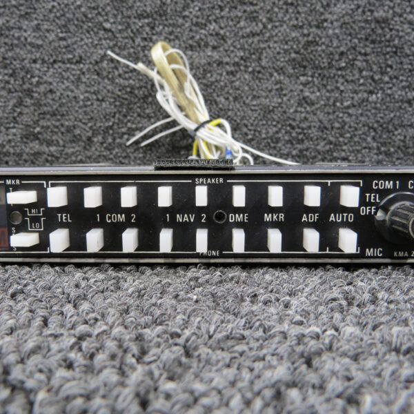 066-1055-03 King Radio KMA-24 Audio Selector Panel with Tray (Volts: 14-28)