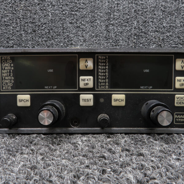 069-1017-00 King Radio KX-170A Nav/Comm Unit Assembly with MAC 1700 VTX