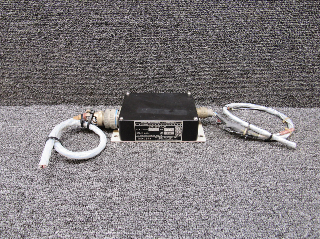 11444-1 Global Systems GNS-500A LCU Environmental Categories 11444-1 Global Systems GNS-500A LCU Environmental Categories