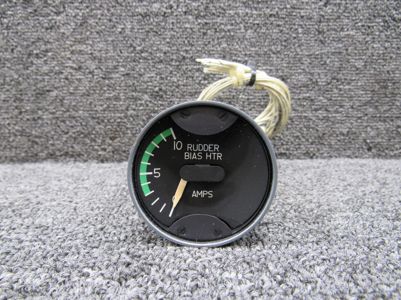 124-1094-4 (Alt: 9914090-6) Kratos Rudder Bias Heater Ammeter Indicator 124-1094-4 (Alt: 9914090-6) Kratos Rudder Bias Heater Ammeter Indicator
