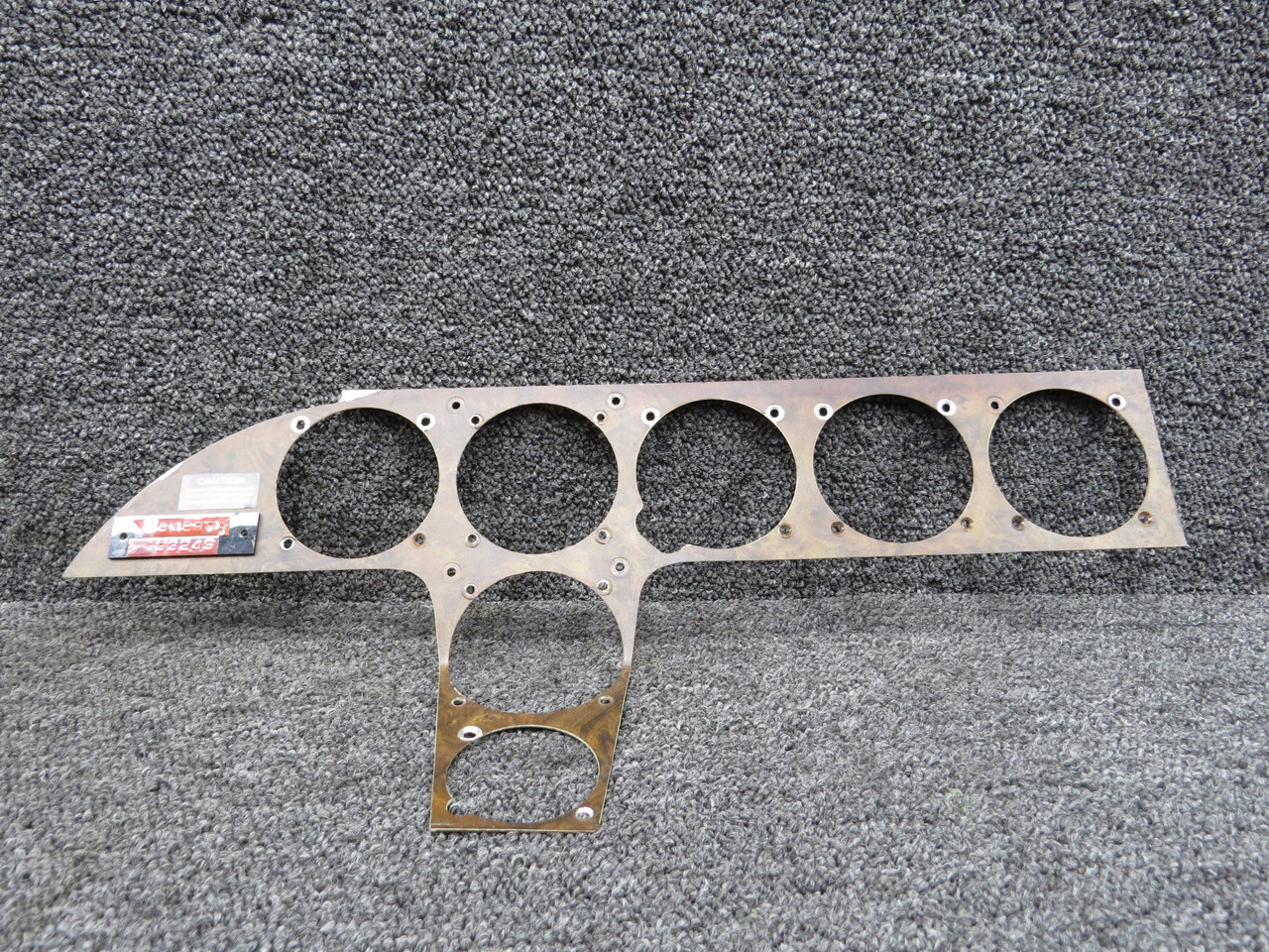 169-324083-1 Beechcraft B24R Instrument Panel Cover Plate 169-324083-1 Beechcraft B24R Instrument Panel Cover Plate