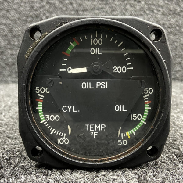 22-804-032-11 (Alt: 96-384058-3) Edo-Aire BMD-1001B Engine Tri-Gauge Assembly