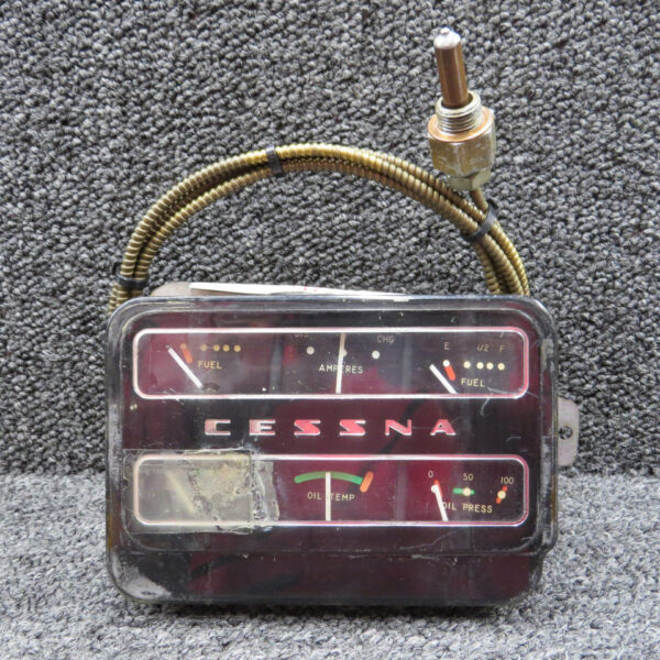 433549, 433551 Stewart Warner Gauge Cluster with Cover and Probe