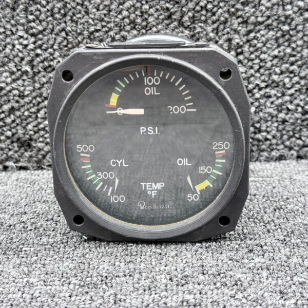 58-380084-5 (Alt: 18B331-5) Aircraft Instruments Tri-Engine Indicator