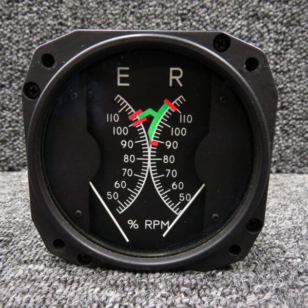 6420206-2 (Alt: C792-5) Mid-Continent MD206 Dual Tachometer Indicator with Mods