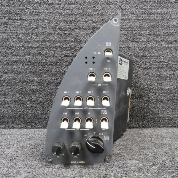 6608213-1 (Alt: 1250-1) Avetch Corp Audio Control Panel w Green Tag (Core)