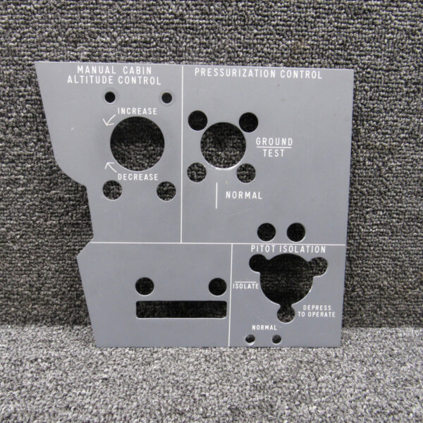 800-9240-3 Hawker BAE 125-800A Oxygen Overlay Panel