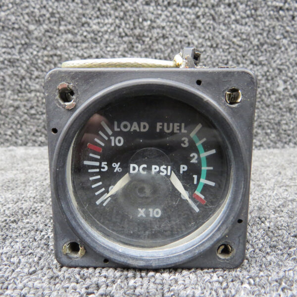 9016-3002 (Alt: 206-075-186-3) Insco Dual Load Meter and Fuel Pressure Indicator