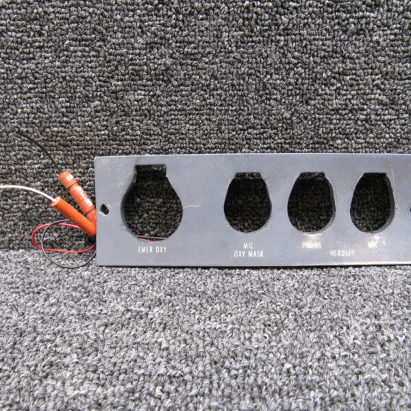 9914238-1 Cessna Citation III 650 Lighted Oxygen and Microphone Panel LH