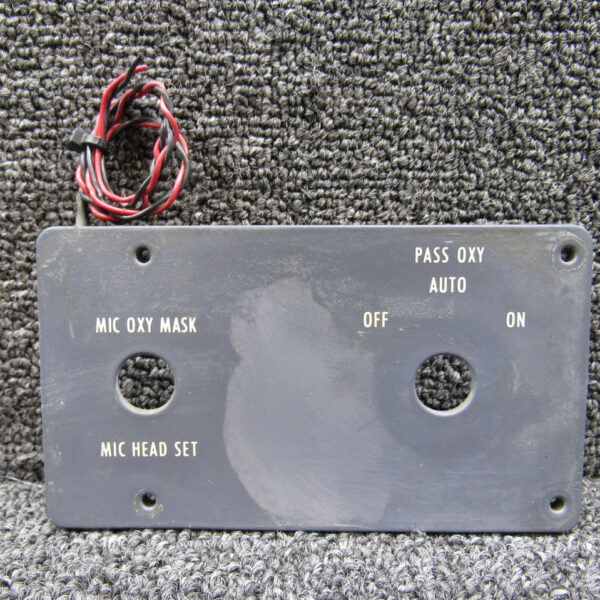 9914279-2 Cessna Citation III 650 Lighted Oxygen and Microphone Select Panel