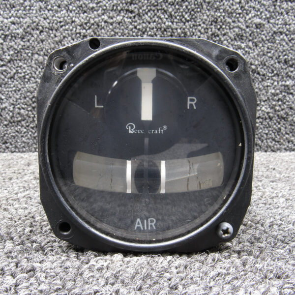 B380 (Alt: 50-380023) A.I.D. BMD-1001B Turn and Bank Indicator (Foggy Glass)