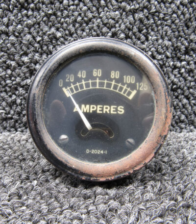 D-2024-1 Ammeter Indicator (Amps: 0-125)