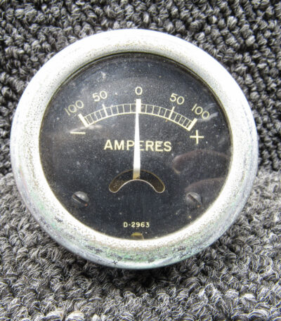 D-2963 Ammeter Indicator (Amp Range: -100 to 100)