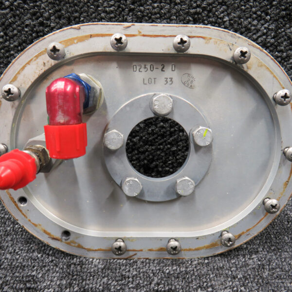 D250-2, B254-3 Robinson R44 Auxiliary Fuel Tank Cover & Strainer Assembly