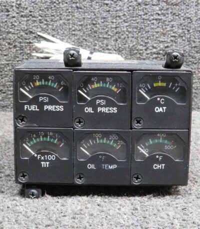 IU540-005 (Alt: 880059-515) Sigma-Tek Mooney 169BK Instrument Cluster Panel (28V)