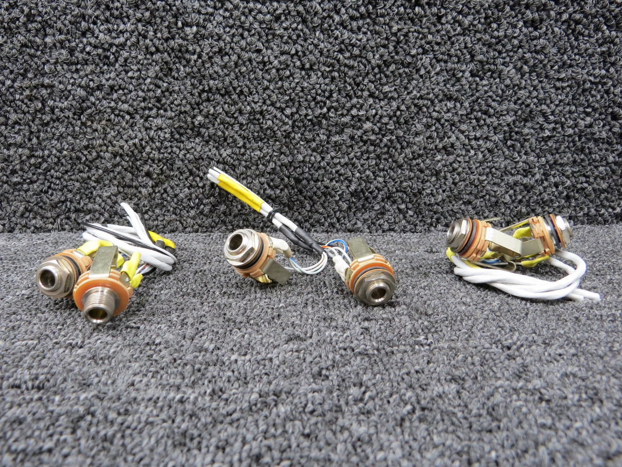 S-1103-1 Cessna 210 Microphone Jack Assembly Set of 3 S-1103-1 Cessna 210 Microphone Jack Assembly Set of 3