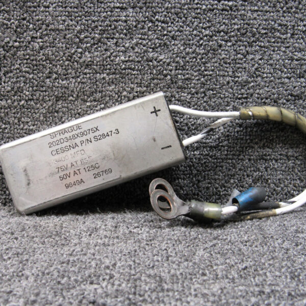 S2847-3 (Alt: 202D348X9075X) Sprague Capacitator