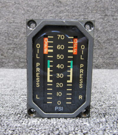 VSDL-0C204D (Alt: 9914095-2) US Gauge Oil Pressure Indicator (28V)