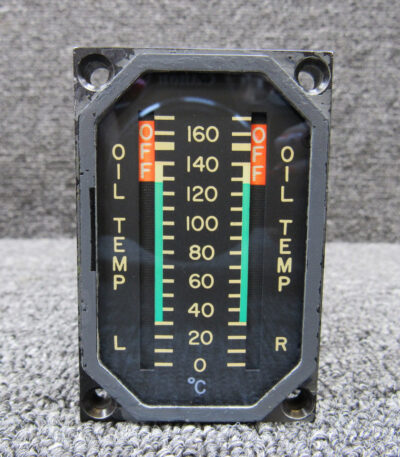 VSDL-0C219D (Alt: 9914095-1) US Gauge Oil Temperature Indicator (28V)